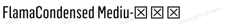 FlamaCondensed Mediu字体转换 FlamaCondensed Mediu字体转换